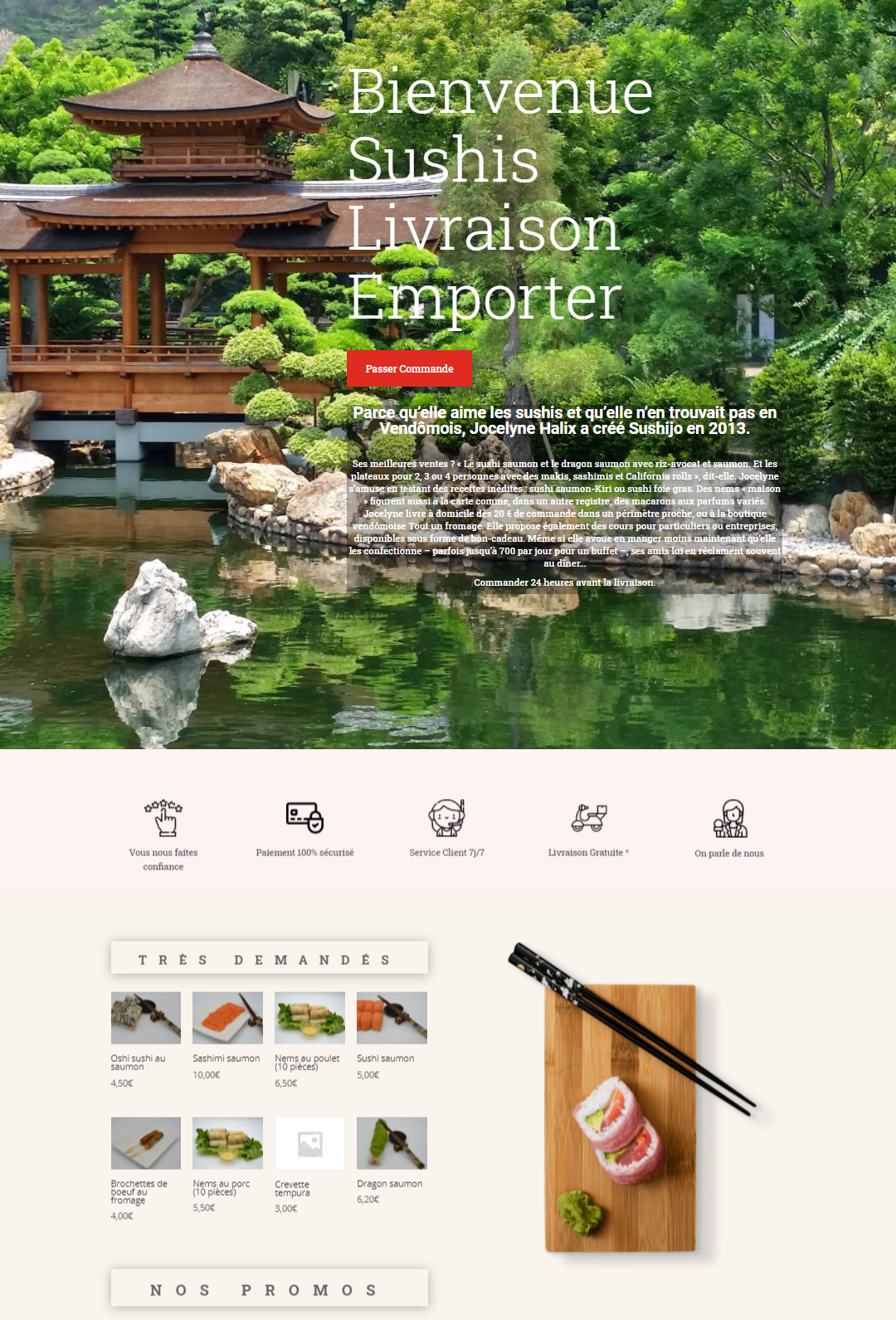 Création sushijovendome